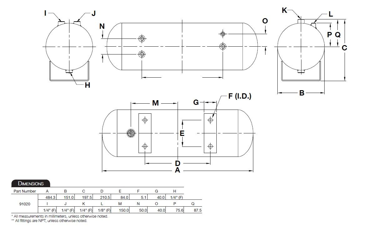 Viair Quarter Duty Onboard Air System # 10002 with 275C ... viair pressure switch wiring diagram with relay 