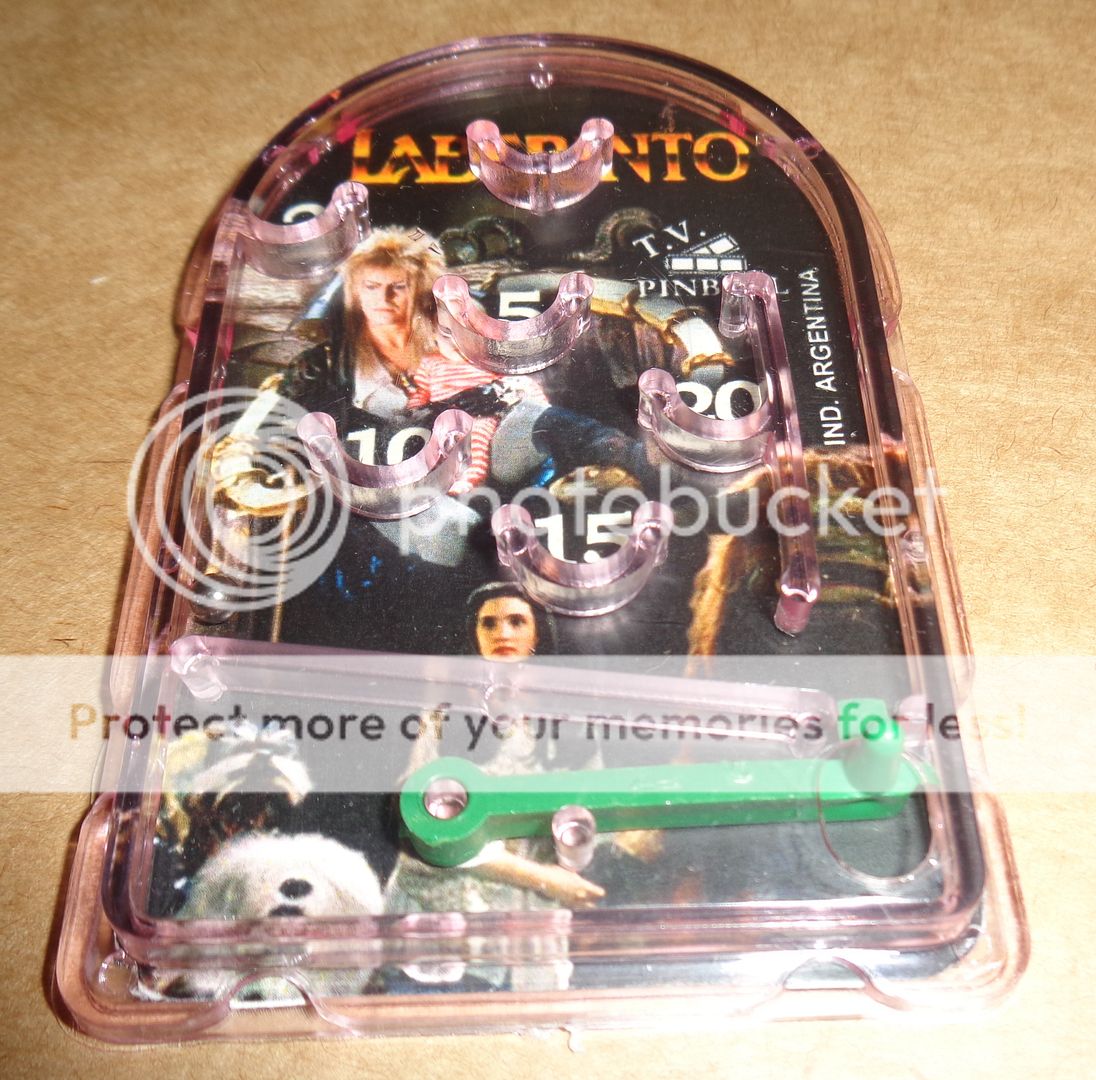 LABYRINTH David Bowie PREMIUM cereal MINI PINBALL collectible toy