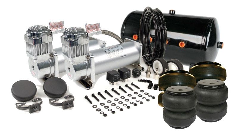 Viair 450c Silver Dual Kit W 5 Gallon Tank U0026 Air Lift
