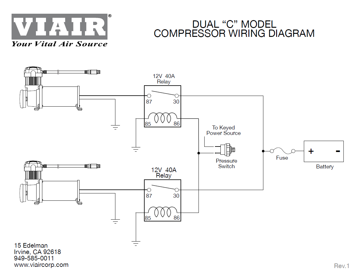 Viair Dual Chrome 444c W Free Psi Switch U0026 Relays 200 Psi