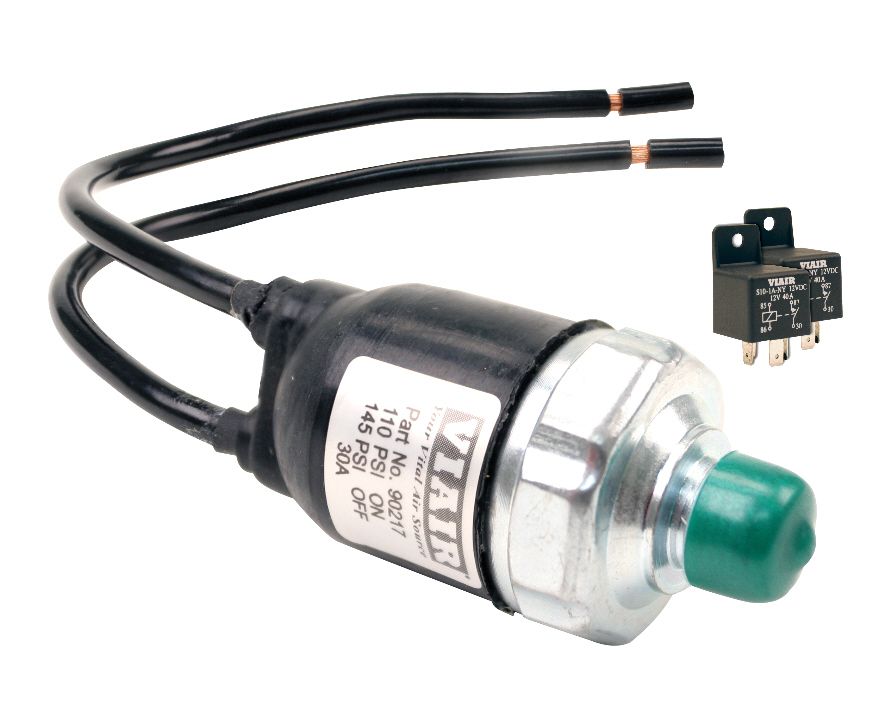 Viair 90217 Sealed Pressure Switch 110 PSI ON 145 PSI 30AMP With 2